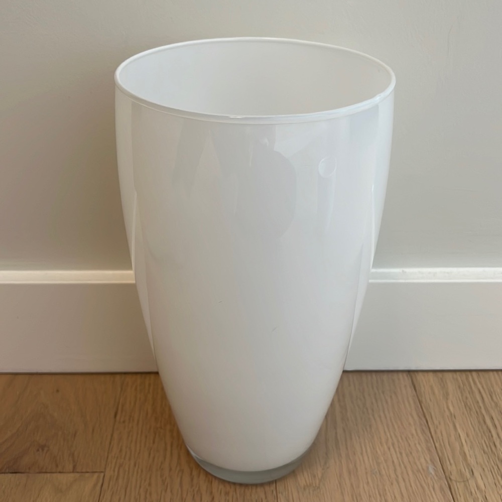 Home Decor Accent White Tall Vase